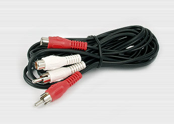 Kábel 2xCinch M/F 3m C1733