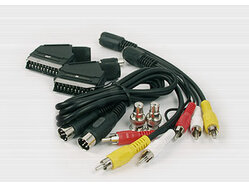 Kábel zostava 2xScart alebo 6xCinch + 2xBNC C3062B